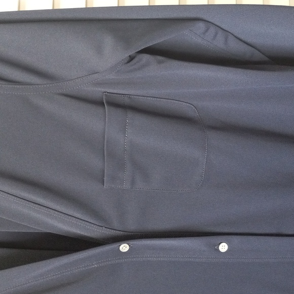 J.Crew Wmen's Stylish Navy Long Sleve Button Up Dresss Size S - Picture 7 of 16